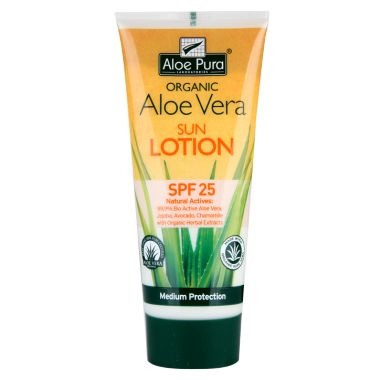 Aloe pura organic aloe vera zonnelotion SPF25 Top Merken Winkel